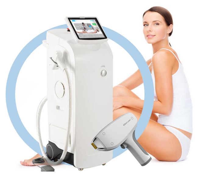 Saprano Permanent Hair Removal Equipment All Skin Colors Suitable No Harm