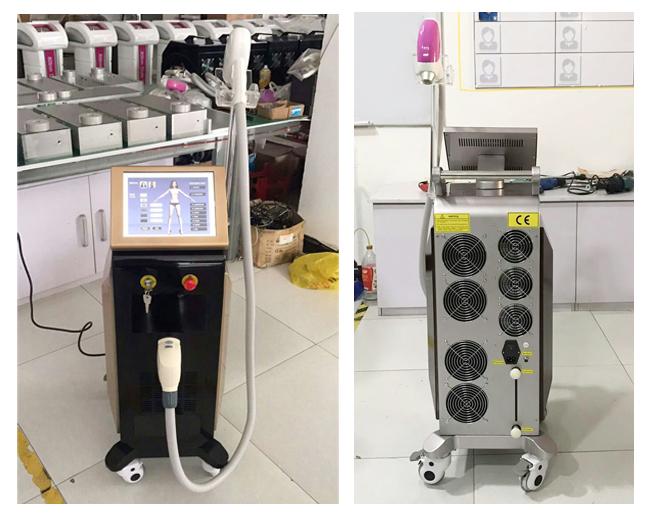 Triple - Wave Painting Metal Laser Beauty Equipment 1200W Laser Bar Power Included