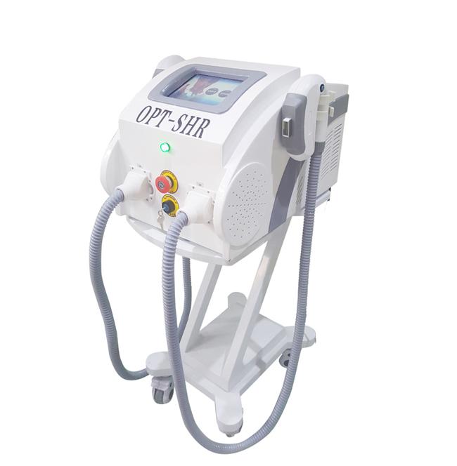 Double Handpiece IPL SHR Hair Removal Machine , Fast Light Shots IPL Treatment Machine