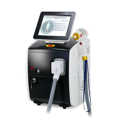 Facial Body 808nm Diode Laser Machine Hair Removal Macro Channel 10 Bars Triplewaves