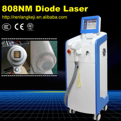 808nm Diode Laser Machine with No Pigmentation Skin-Touching Cooling and Self-Checking Auto-Protection for Permanent Hair Removal