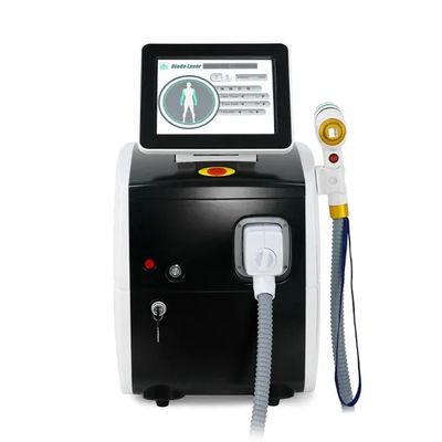 Portable 808nm Diode Laser Hair Removal Machine with 10.4 TFT Touch Screen and Triple Cooling System for All Hair Colors