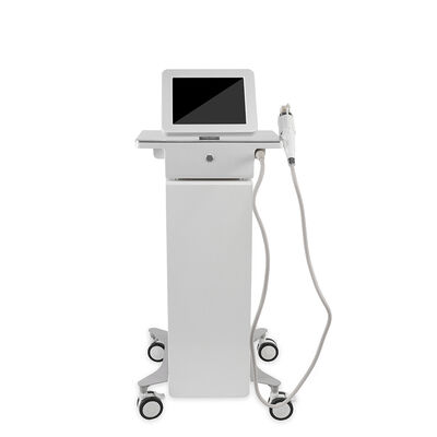 The new generation of gold radio frequency 2 in 1 beauty device, radio frequency anti-aging, facial lifting and firming, Portable skin rejuvenation device.
