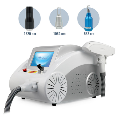 Portable Q Switched Nd Yag Tattoo Removal Laser Carbon Peeling Skin Whting Beauty Machine