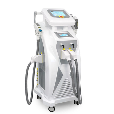 Dual Screen 3 In 1 Multifunction IPL RF Nd Yag Laser For Skin Rejuvenation Hair Removal Beauty Machine