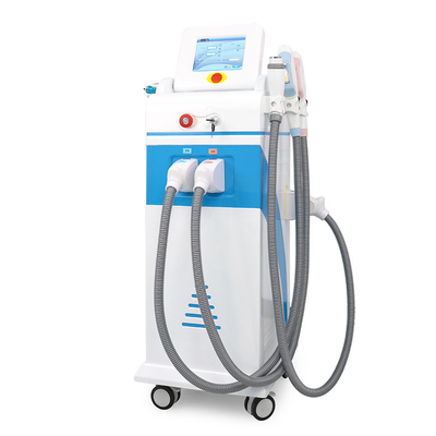 4 In 1 Multifunctional Nd Yag Laser Tattoo Removal IPL Hair Removal RF Face Lifting Machine