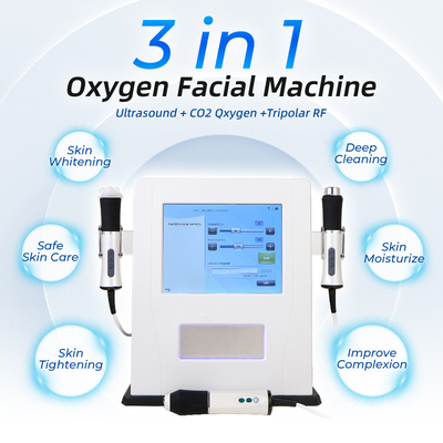 3 In 1 Oxygen Facial Machine U Rf Co2 Bubble Oxygenation Skin Tightening 3 In 1 Oxygen Jet Facial Machine