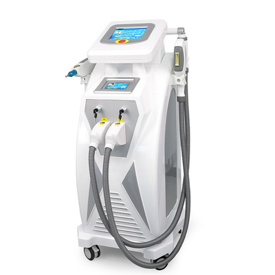 Double Screens 3 In 1 Multifunctional RF Face Lifting Nd Yag Laser Tattoo Removal OPT IPL Hair Removal Machine