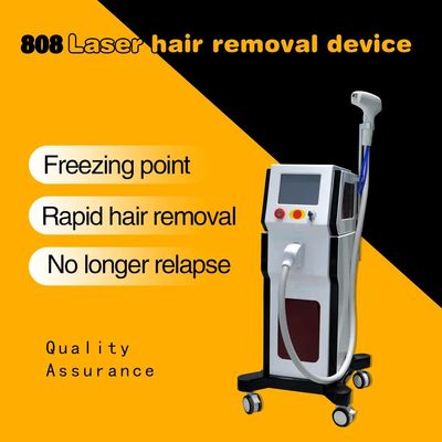 808nm Diode Laser Machine with 20-950ms Pulse Width 1~20Hz Frequency and 10*16mm Spot Size for Professional Hair Removal