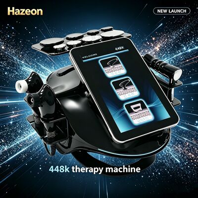 Hazeon Tecar Therapy Device 500W 448kHz Frequency Tecar Therapy Machine for Pain Relief Cellulite Reduction