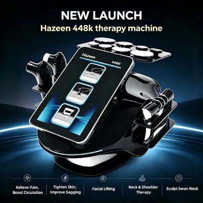 Hazeen — Nuevo modelo: Equipo de fisioterapia y belleza con terapia de calor profundo (Lifting), 448 kHz, con 3 manipulos Tecar y 8 cabezales.