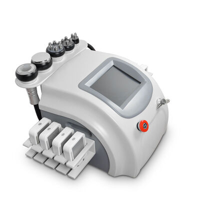 Multifunctional 6 In 1 Ultrasonic Cavitation RF Vacuum Laser Target Body Slimming Skin Tightening Machine For Beauty Salon