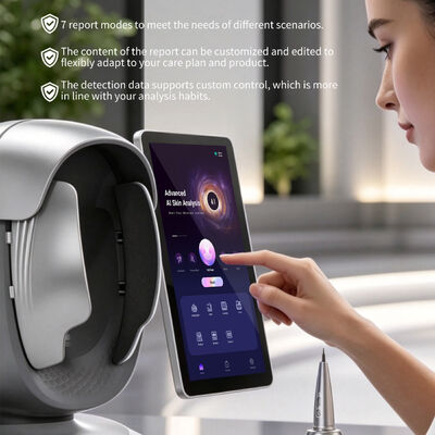 AI Magic 3d Mirror Facial Scanner Analizador De Piel Acne Skin Analysis Full Face Scanner Testing Skin Analyzer Machine
