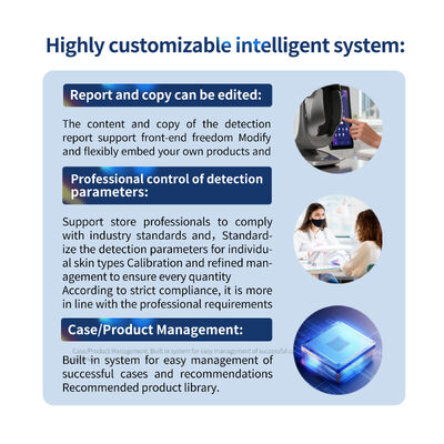 X3 Skin Analyzer AI Camera Salon Facial Diagnostic Beauty Detector HD Scanner Machine Equipment