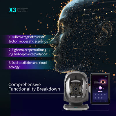 X3 Skin Analyzer AI Camera Salon Facial Diagnostic Beauty Detector HD Scanner Machine Equipment