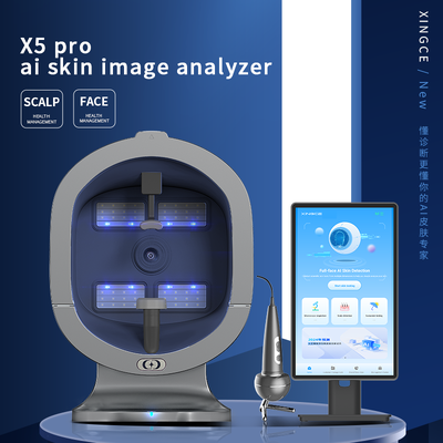 X5 Pro AI Skin Scanner 21Inch Multi-spectrum Facial Salon Test Instrument