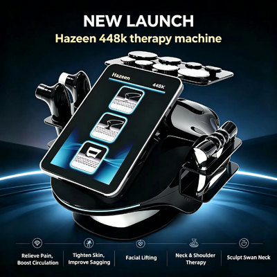 448KHz RF Tecar Therapy Machine with 3 Probes 8 Heads and 12 Inches Touch Screen for Deep Tissue Wellness
