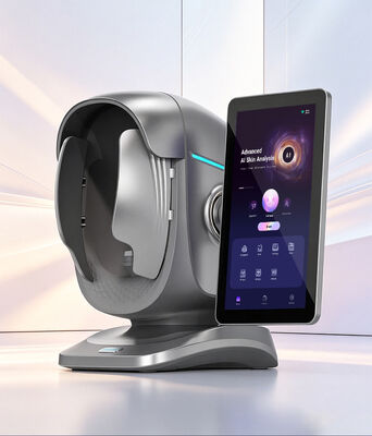 New AI-powered Facial Skin Analyzer: 15.6-inch Screen Device for Multispectral Detection of Skin Moisture and Pigmentation.