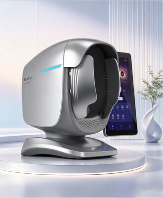 New AI-powered Facial Skin Analyzer: 15.6-inch Screen Device for Multispectral Detection of Skin Moisture and Pigmentation.