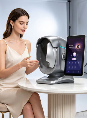 New AI-powered Facial Skin Analyzer: 15.6-inch Screen Device for Multispectral Detection of Skin Moisture and Pigmentation.
