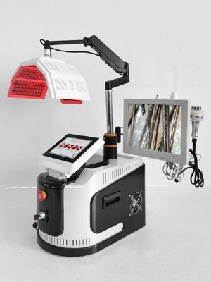 Desktop Scalp Detection Hair Growth Machine Red PDT Light Anti Hair Loss Salon Beauty Equipment
