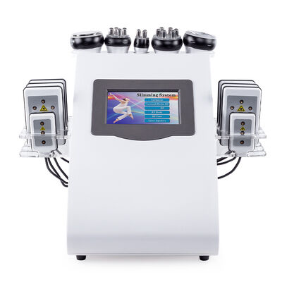 6-in-1 Vacuum Cavitation Slimming Machine with RF & EMS for Body Contouring, Fat Reduction and Skin Tightening