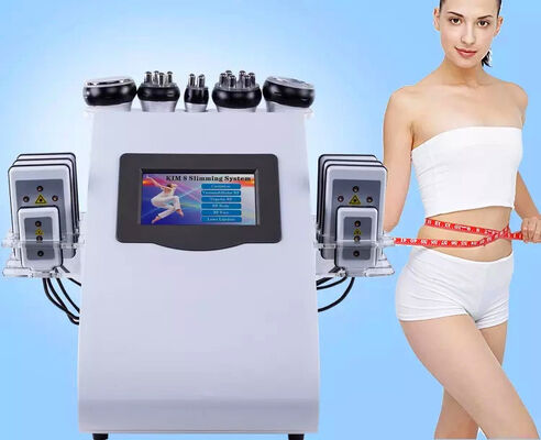 6-in-1 Vacuum Cavitation Slimming Machine with RF & EMS for Body Contouring, Fat Reduction and Skin Tightening