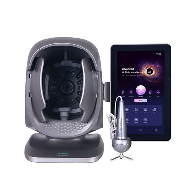 New pro AI-powered Facial Skin Analyzer: 15.6-inch Screen Device for Multispectral Detection of Skin Moisture and Pigmentation.