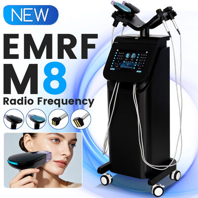 2026 Newest 4 in 1 EMRF M8 Gold Fractional Microneedling Facial Machine for Skin Rejuvenation Skin Tightening