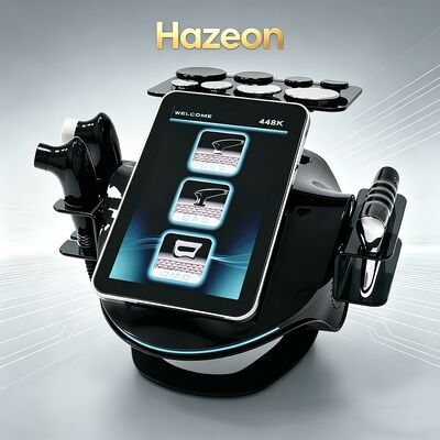 Hazeon 448kHz Tecar Therapy RET CET Body Firming Device Portable Deep Care Physiotherapy Device, Body Shaping Instrument, Fat Removal Device With 2 Fever Probes/1 Fascia Meter