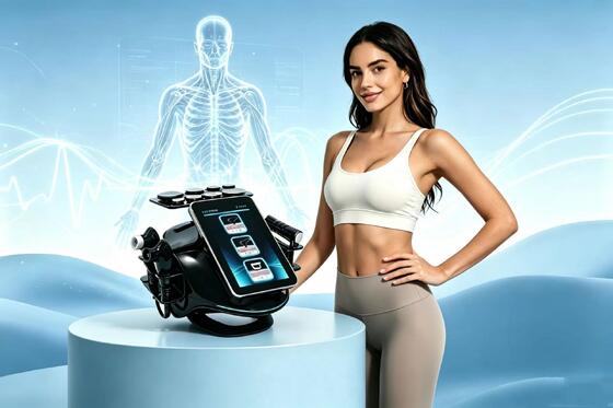 Hazeen 448KHz Deep Heat Tecar Therapy Machine CET RET RF Skin Tightening Relief Salon Physiotherapy Equipment