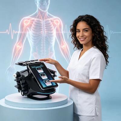 Tensamax Pro Rf Machine With Pads Radio Frequency Device for Post Op Fibrosis Recovery