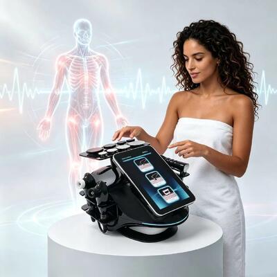 Professional 448KHz 500W Air-cooled TECAR Therapy RF Machine for Body Slimming and Pain Relief